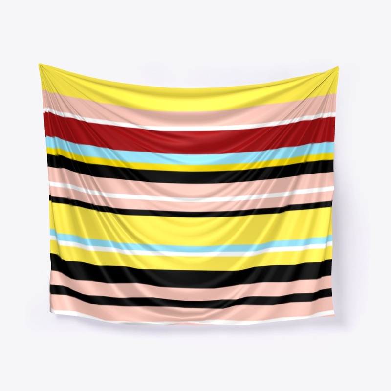 Abstract Colorful Striped Pattern