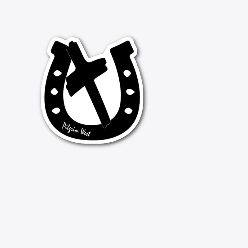 Pilgrim West Logo Diecut Sticker