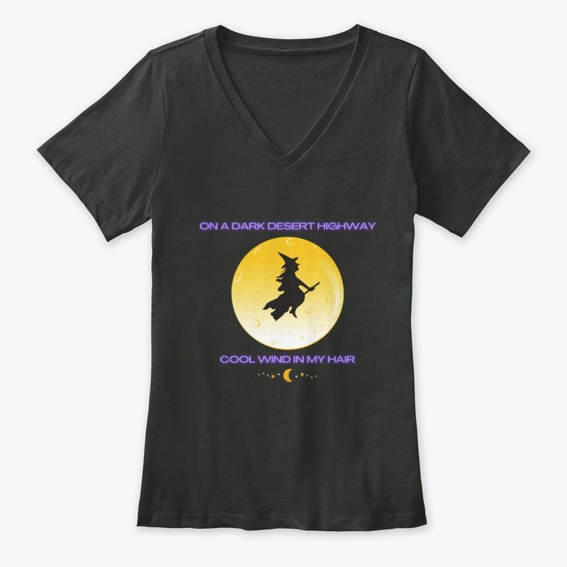 On A Dark Desert Highway Halloween Tee