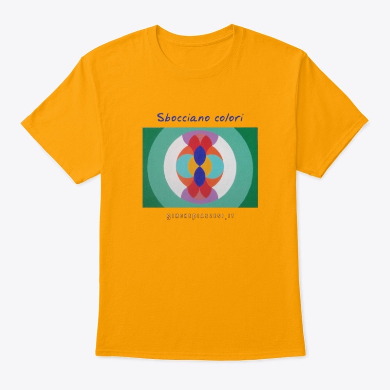 sbocciano colori maglietta