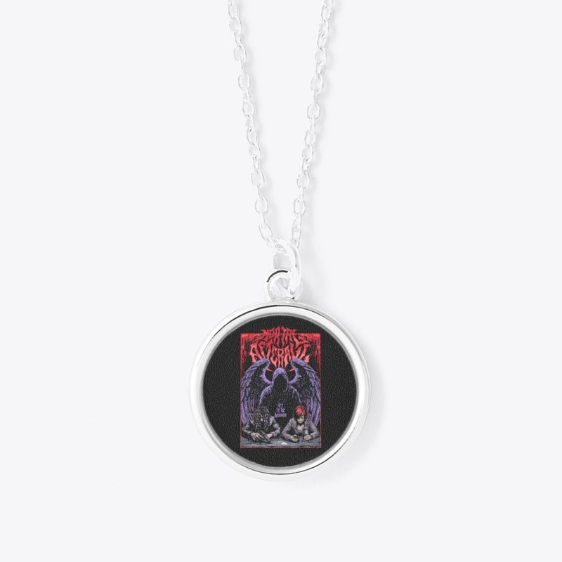 Pendant Necklace ('LIBK' Artwork)
