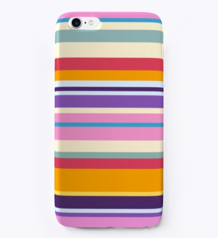 Pink Purple Colored Abstract Stripes