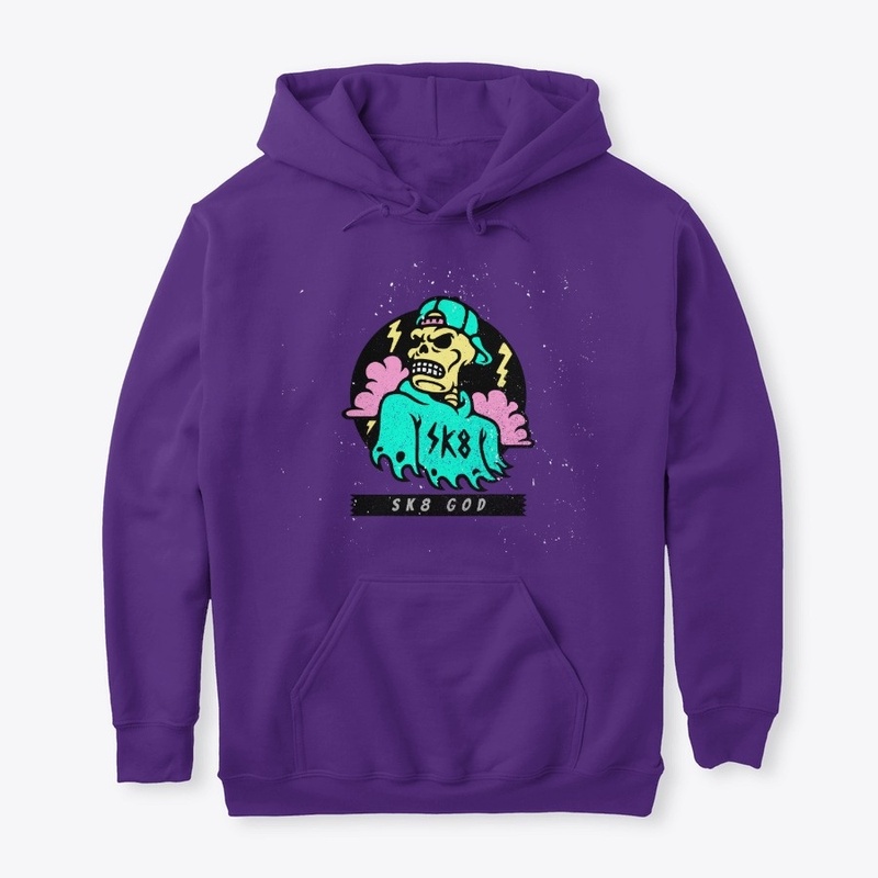 Skate God Trippy Design