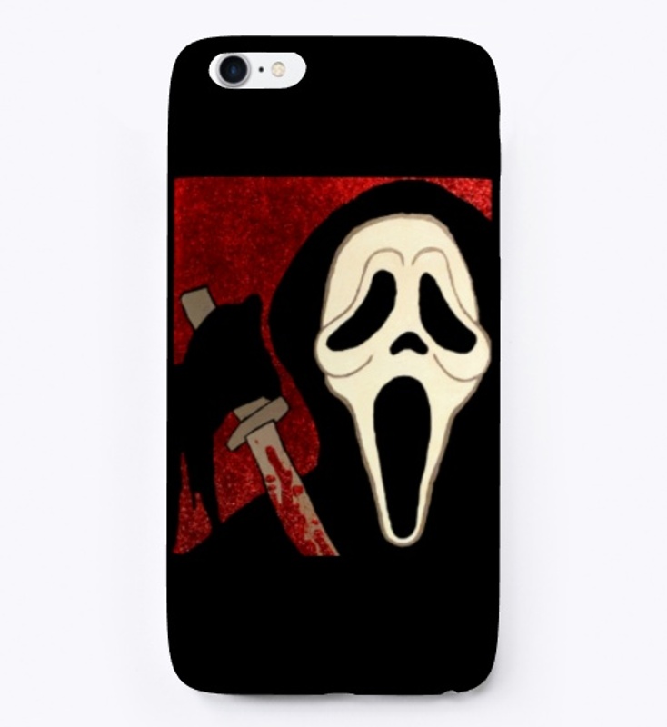 Ghostface Scream Portrait Painting
