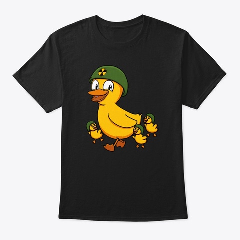 Waddle Waddle Black T-Shirt Front