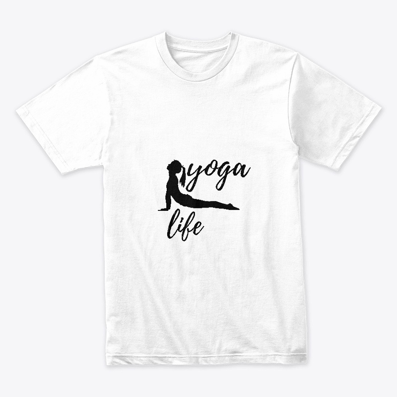 Yoga Life Black Letters 