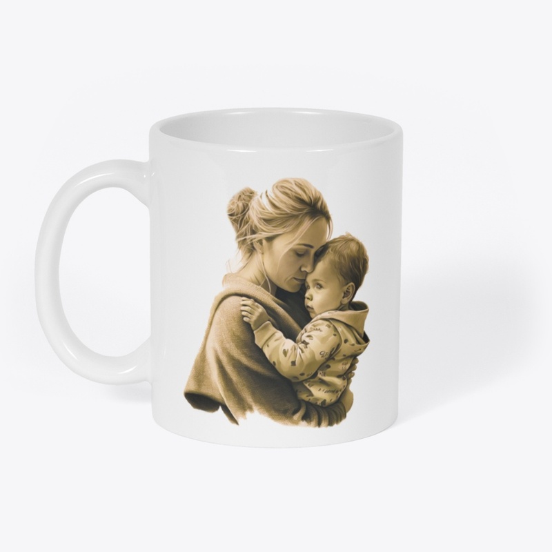 Motherand child love design 