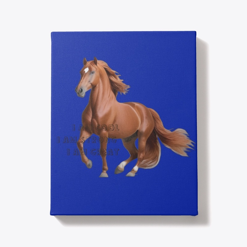 wonderful , strong red horse 
