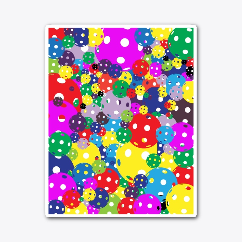 Colorful Pickleball Collection