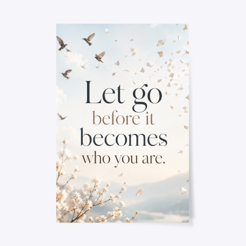 Let Go Before It Becomes You