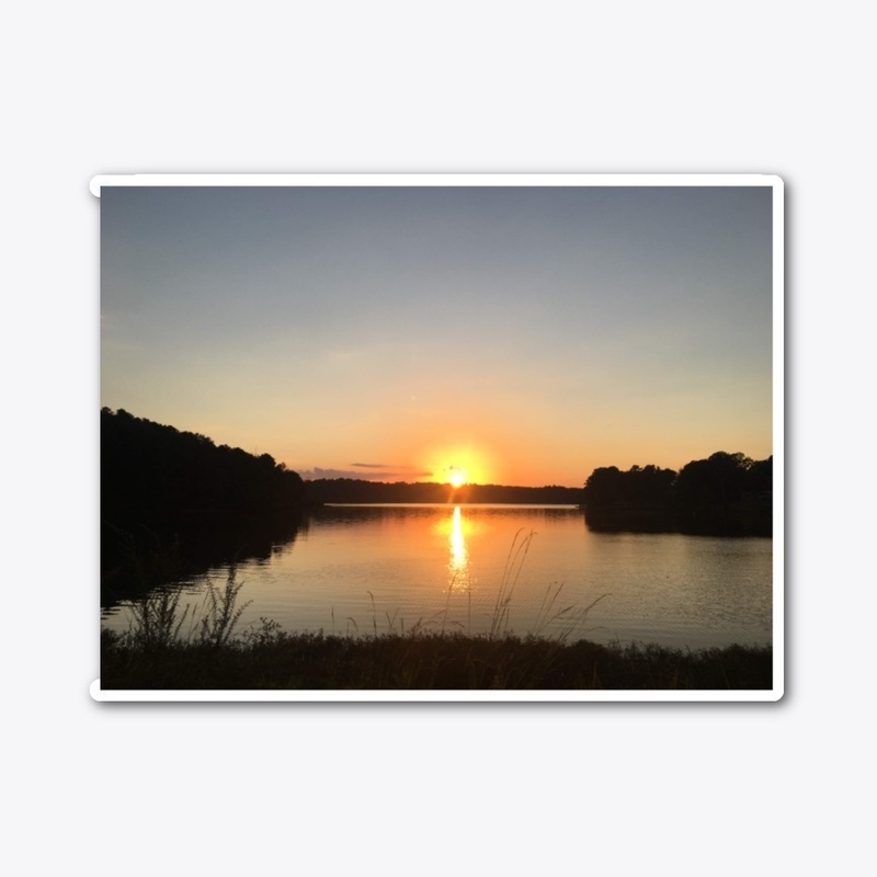 Sunset Cross over Water