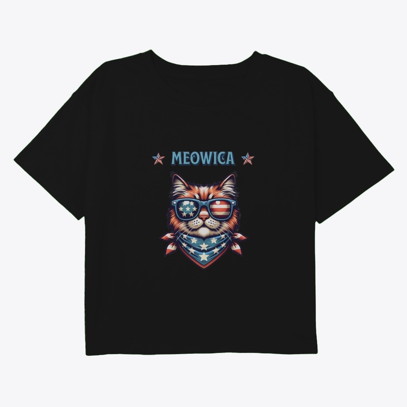 Stars Stripes Feline: Proud American Cat