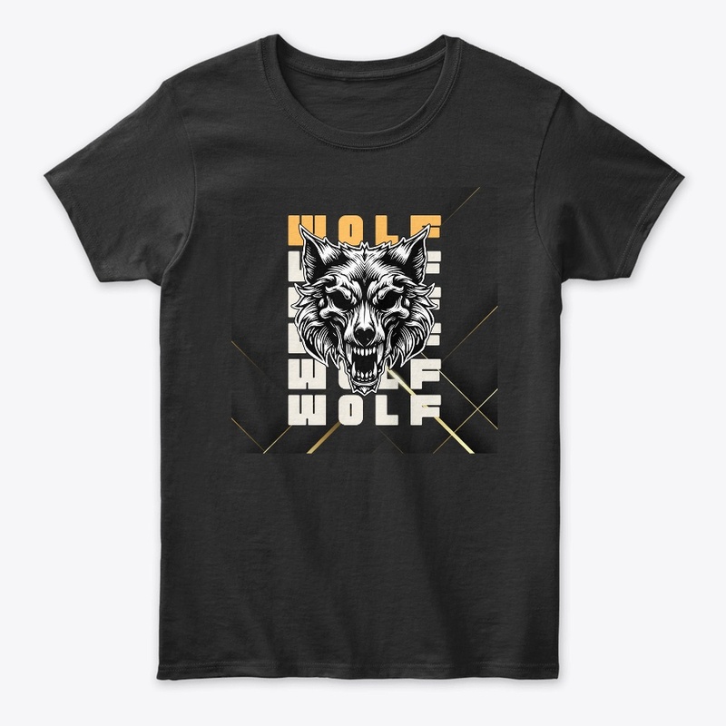 Lion Typography Comfortable Tshirt 
