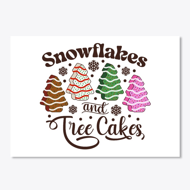 Snowflakes And Tree Cakes