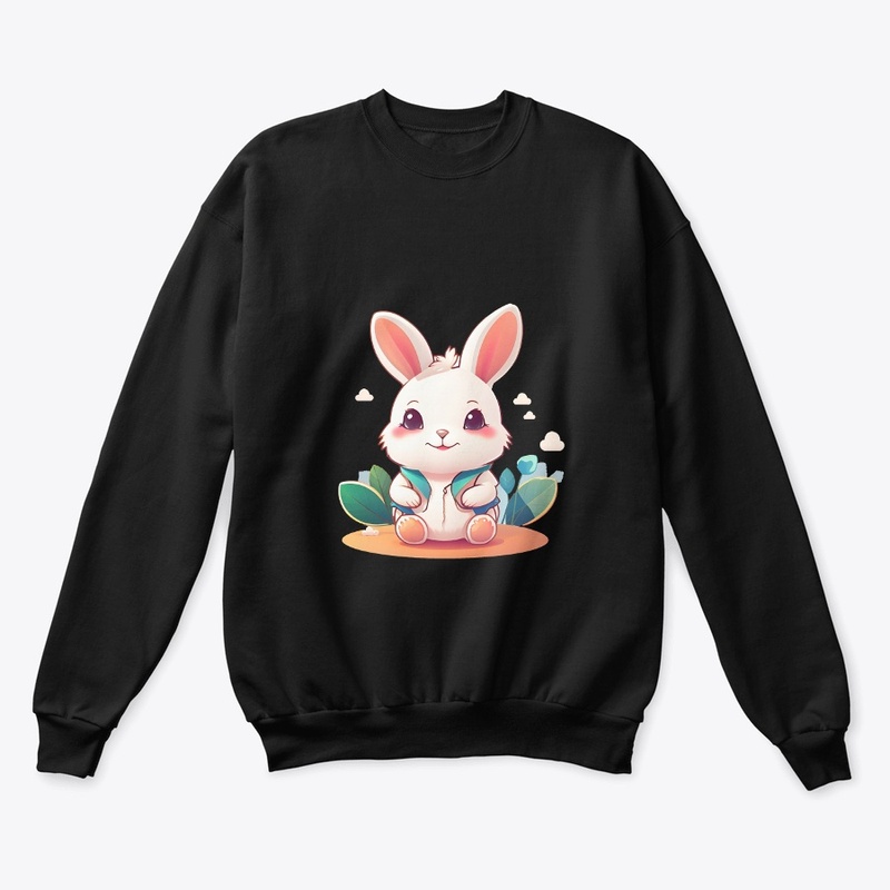 The cute rabbit