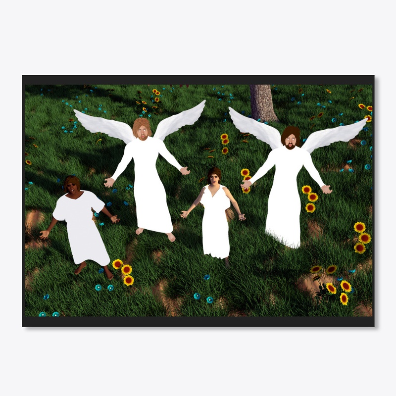 Adam and Eve singing 
