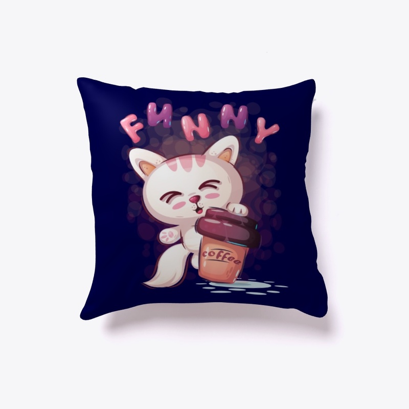 Cute Funny Cats with Coffee