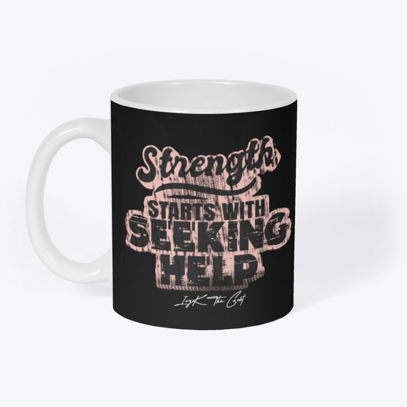 Tote and Mug - Strength Starts With Help