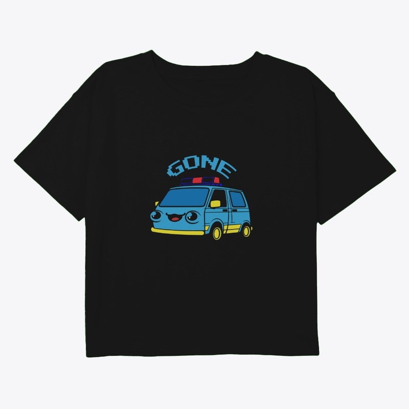 Kawaii Police Van Graphic