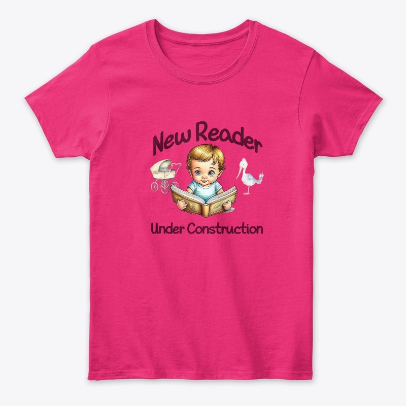 New Reader Under Construction shirt