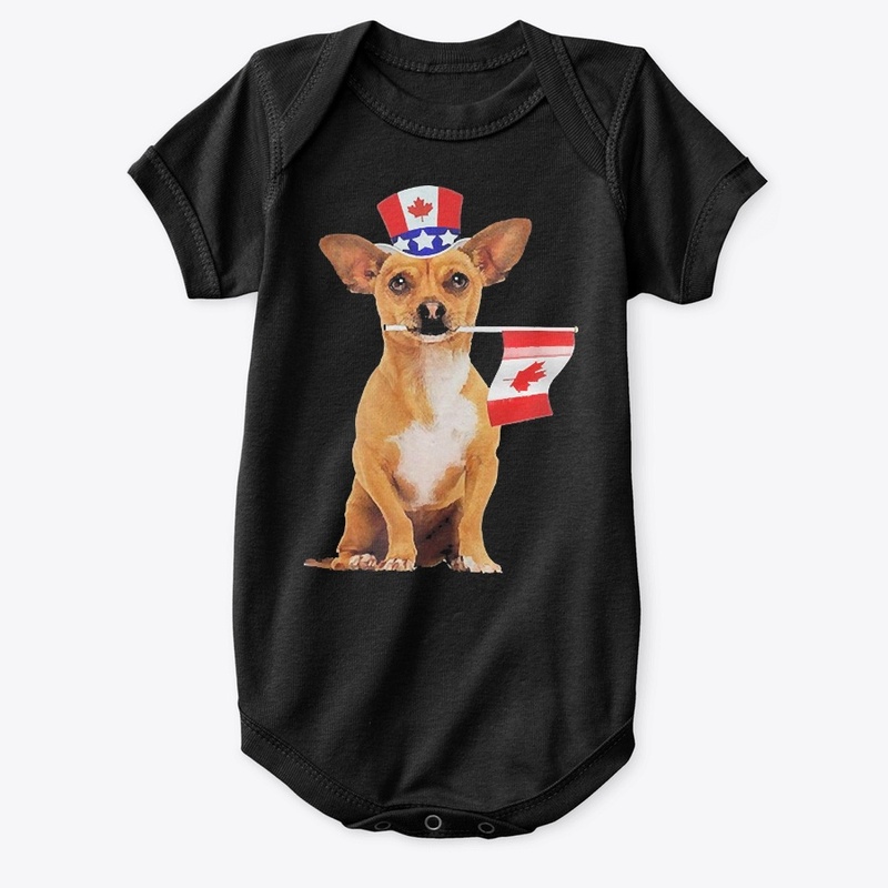 Canadian Flag Maple Leaf Chihuahua