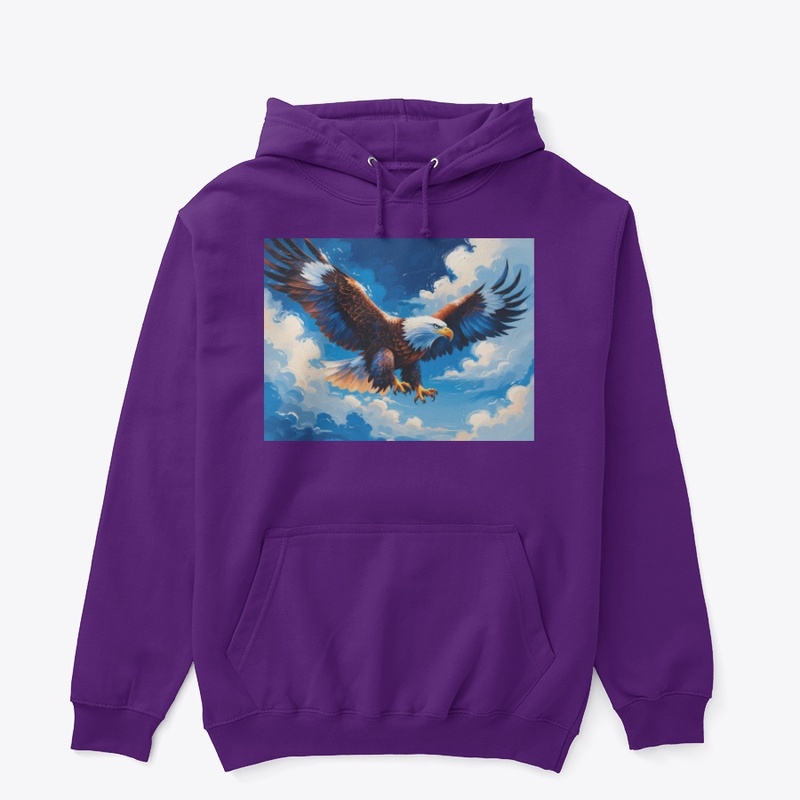 Majestic Bald Eagle in Flight