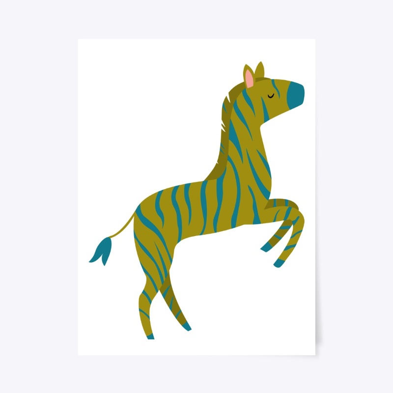 Zebra, baby and children design 