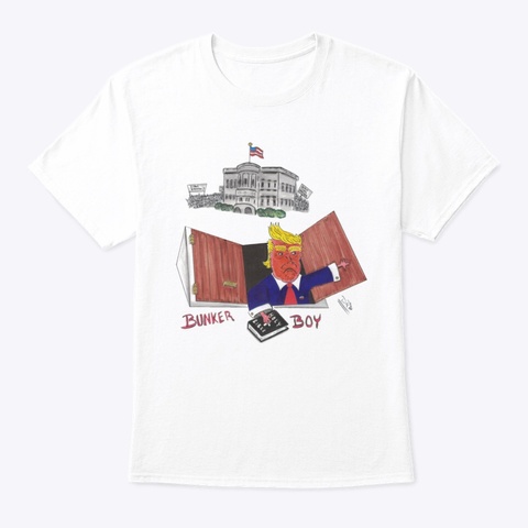 Bunker Boy White T-Shirt Front