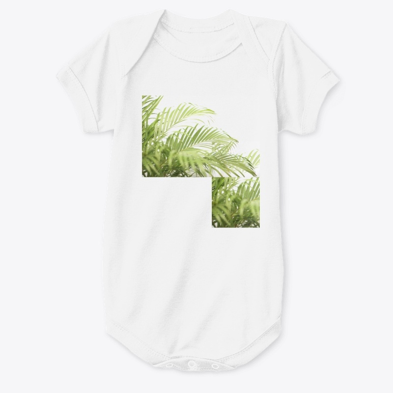 Natural palm tree leaves design 
