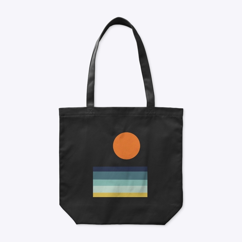Minimalist Retro Sunset
