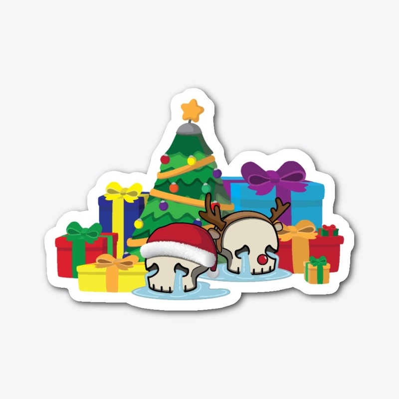 Lonely Holiday Boy Sticker