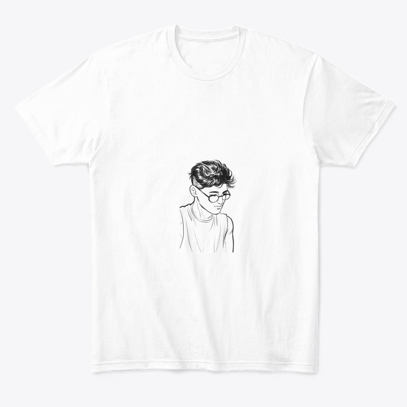 Simple white t-shirt
