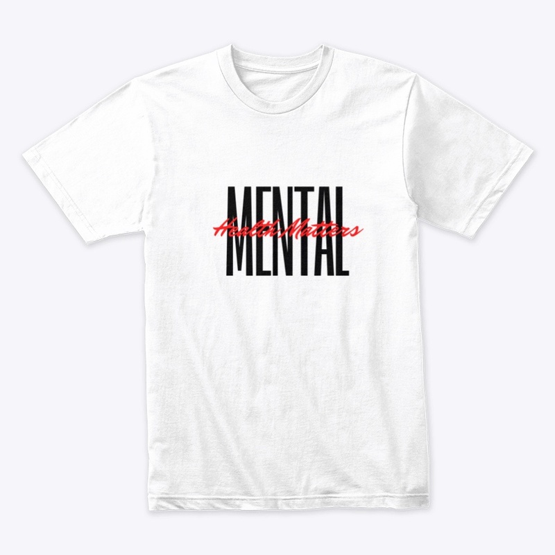 Mental Health Matters Black and Red