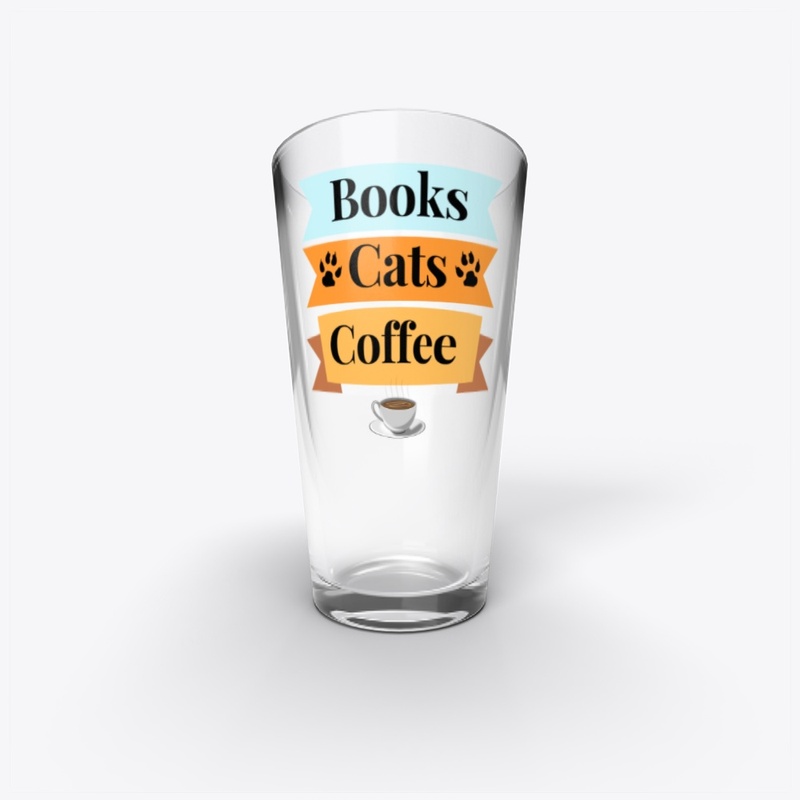 Books, Cats, Coffee.