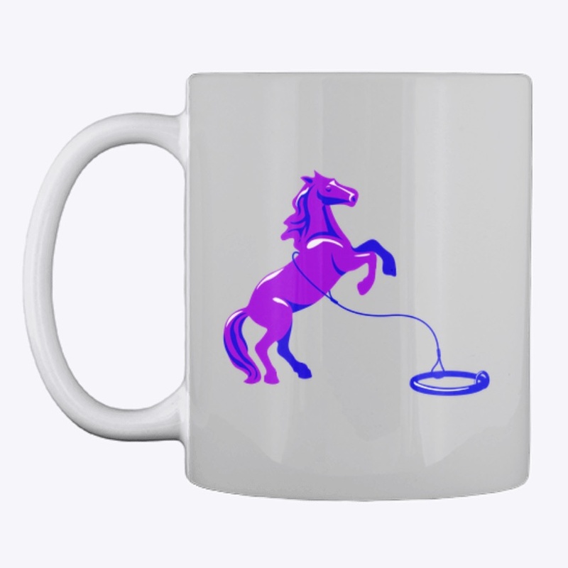 Portland Horse Project Purple Horse Mug