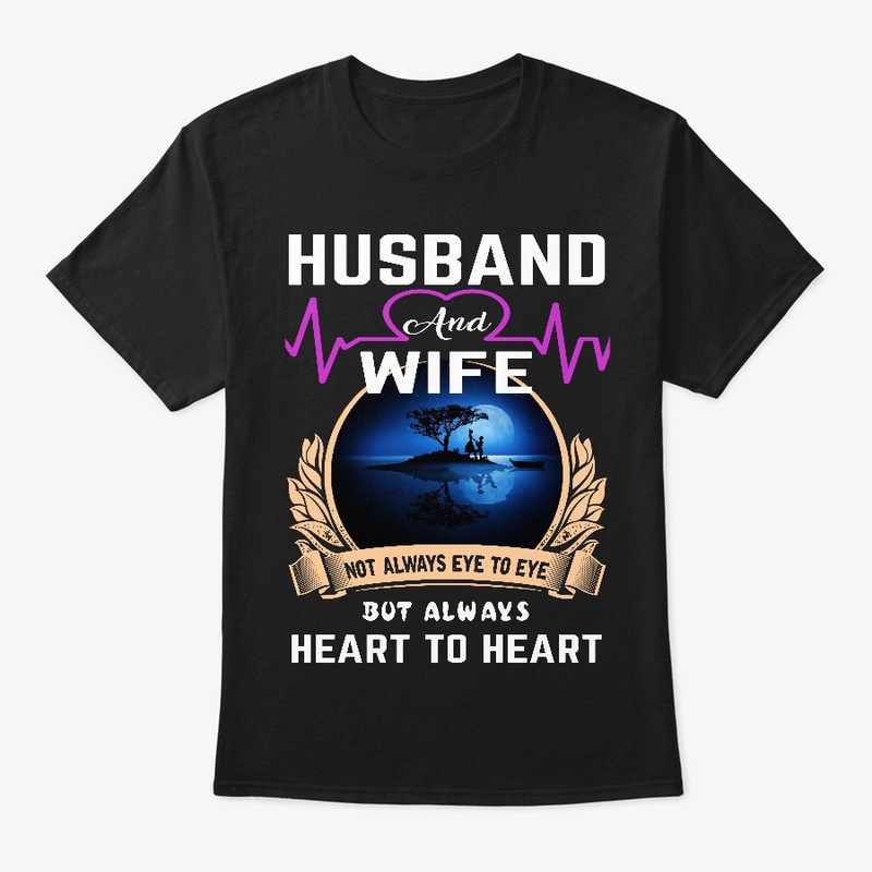Husband and wife, heart to heart