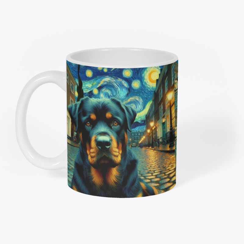 Rottweiler Starry Night