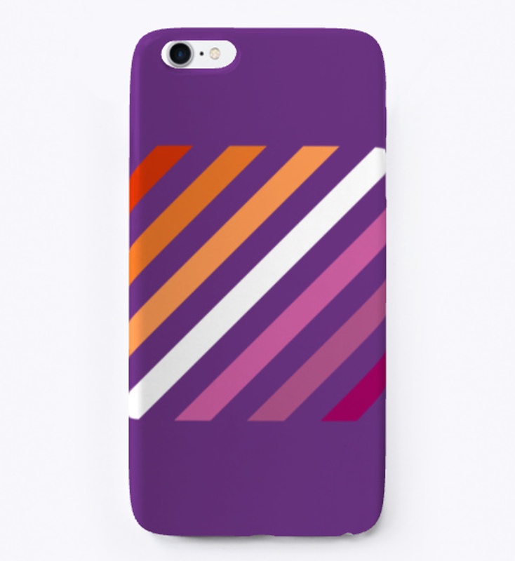 Lesbian Flag (Diagonal Stripes)