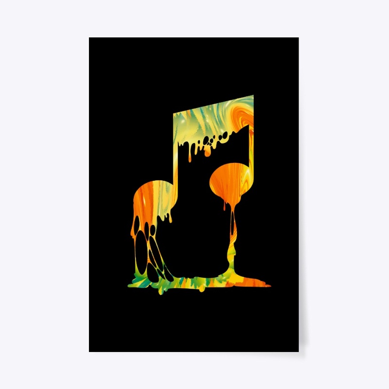 Melting Music Note