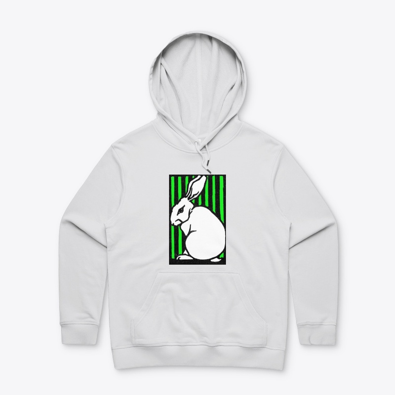 Mean Bunny Neon Green