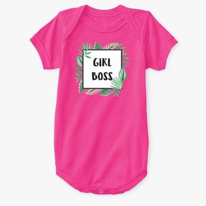 Girl Boss - Tropical frame 