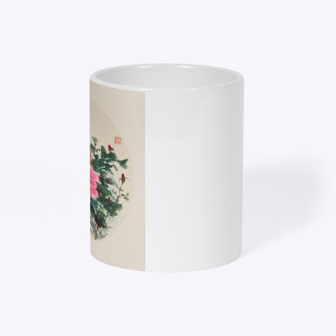 Flowers And Bees White T-Shirt Right