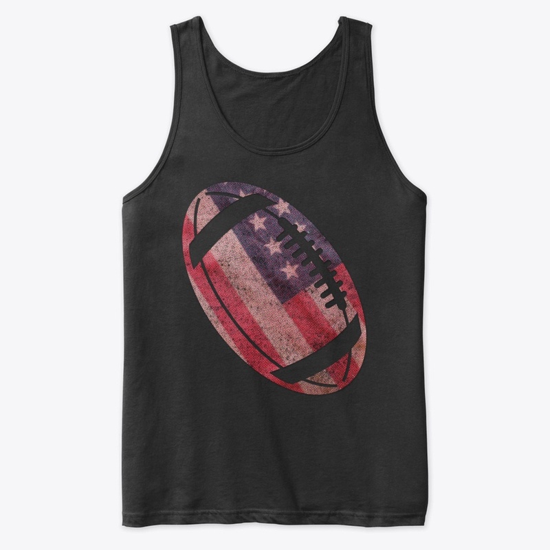 American Football US Flag Patriotic Gift