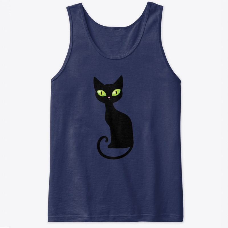 Black Cat with Green Eyes! Anime  eyes .
