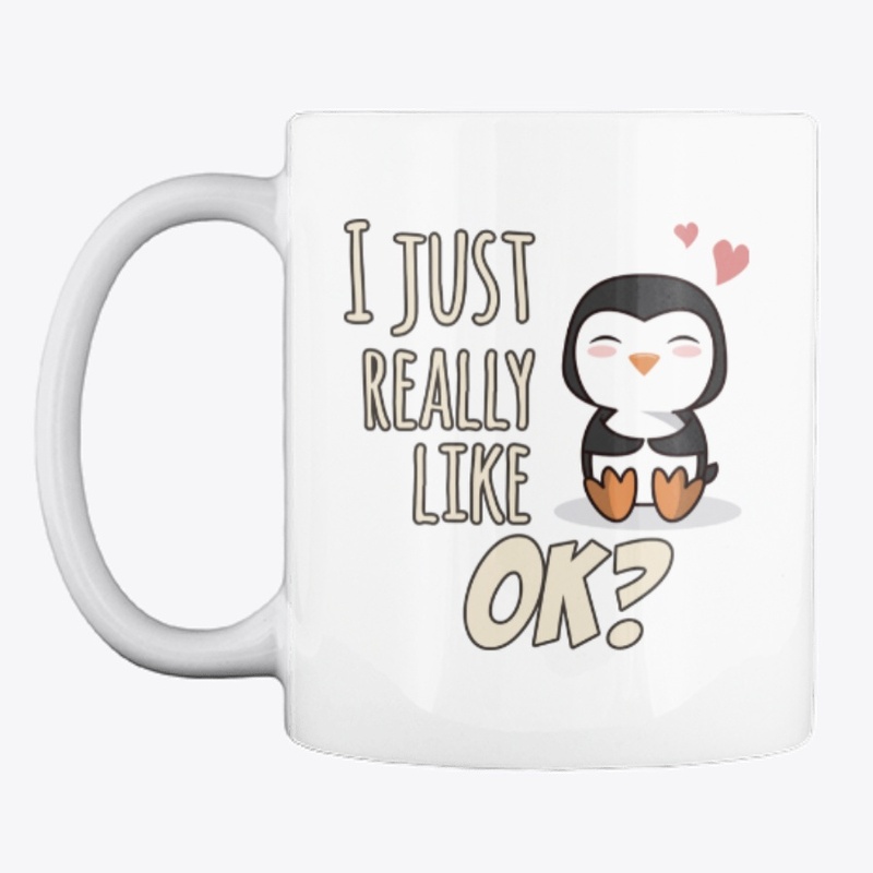 Just Really Like Penguin Bird Lover Gift