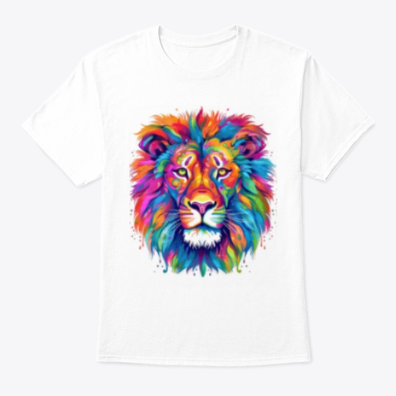 coloful lion