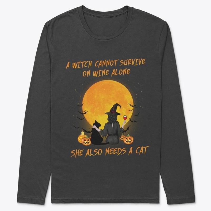 A witch cannot survive on wine alone Cat