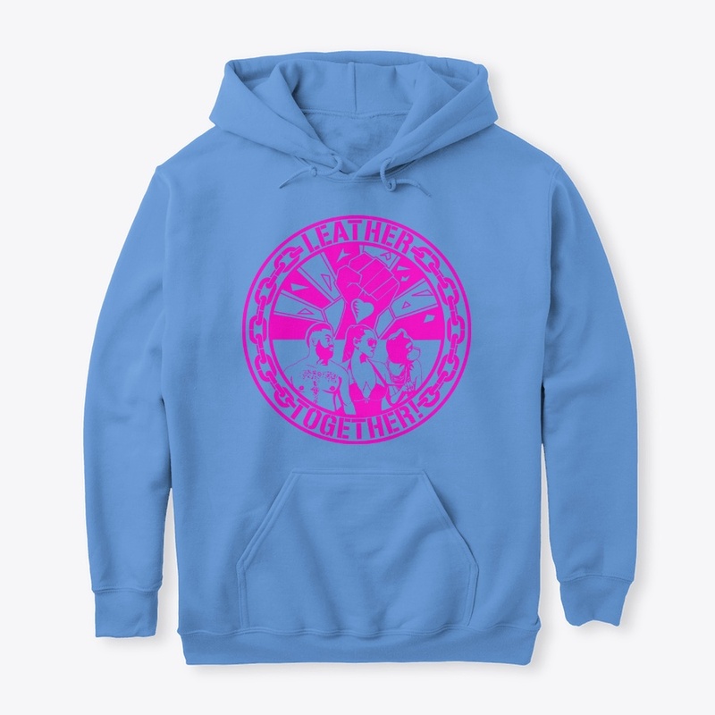 Leather Together - Logo Mono Pink