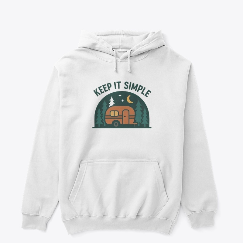 Keep It Simple-Retro Camper Night Forest