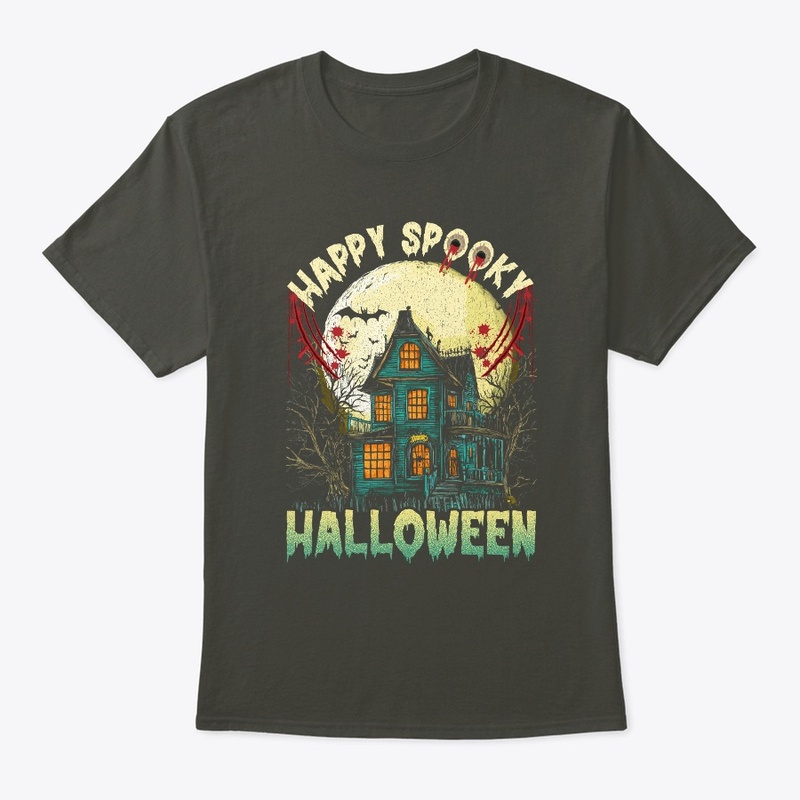 Spooky Haunted House Halloween T-Shirt